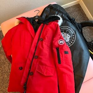 Canada Goose Red Parka